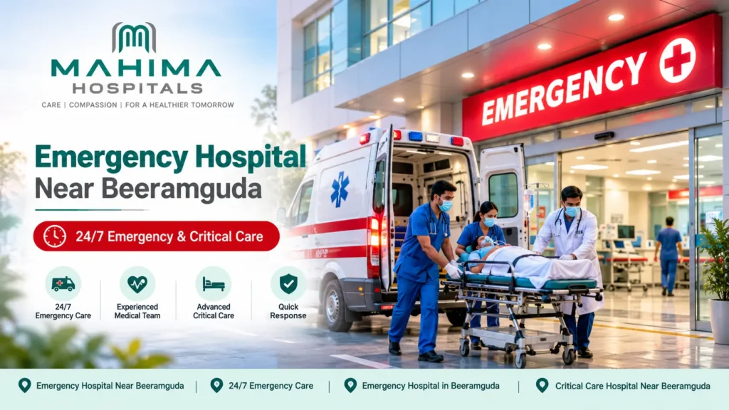 Emergency hospital near Beeramguda